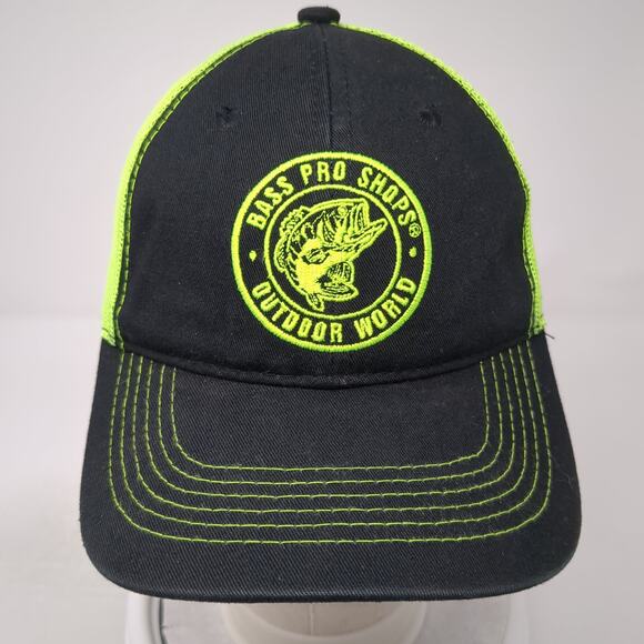 Bass Pro Shops Outdoor World Snapback Trucker Hat Multi One Size Embroidered - Picture 2 of 10